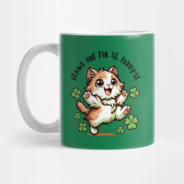 Claws out for St. Paddy's! Cute Kitty by I Live With Idiots